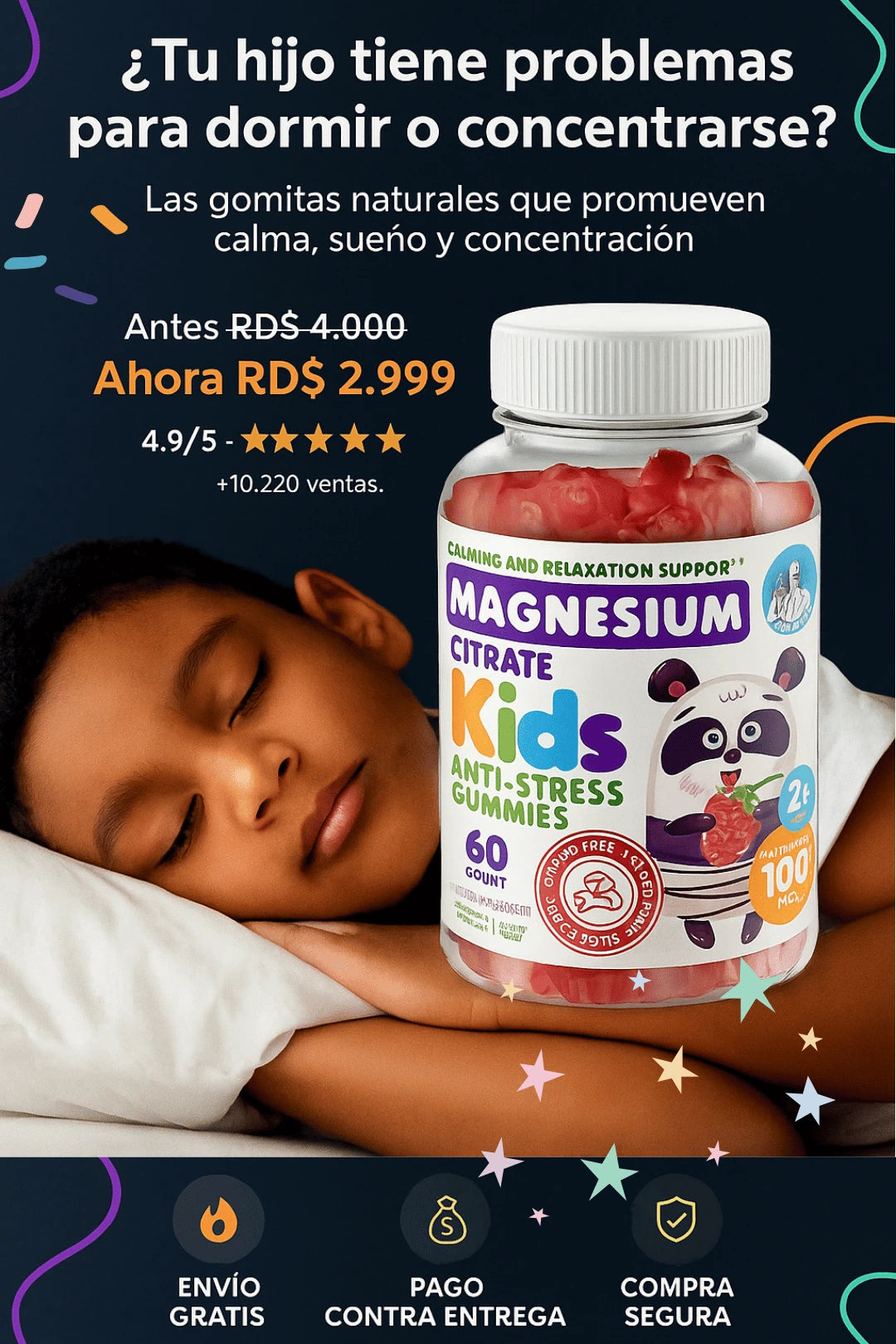 Gomitas Magnesio Para Niños 2.0