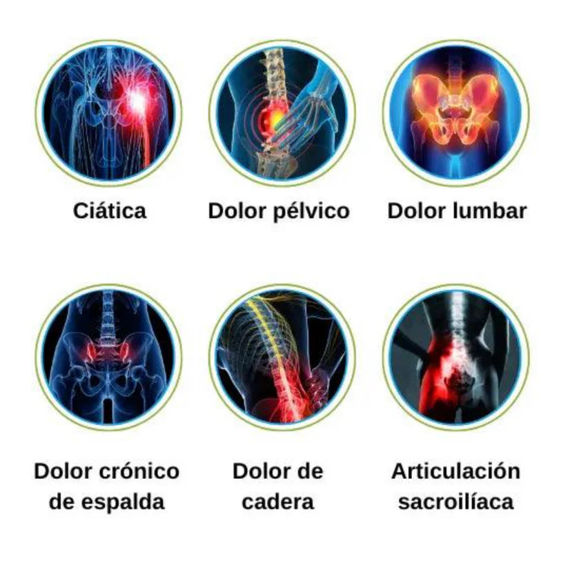 Cinturón para ciática y soporte lumbar – estabilidad y comodidad para tu día a día