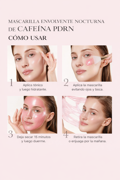 Medicube Mascarilla Nocturna PDRN Pink Caffeine – Piel Más Luminosa al Despertar