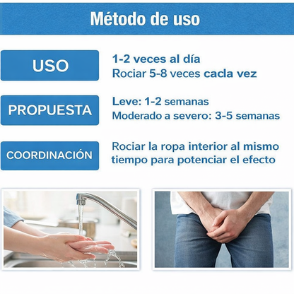 SPRAY PARA MALOS OLORES GENITALES CONTROL PH Y SALIDAS IMPREVISTAS