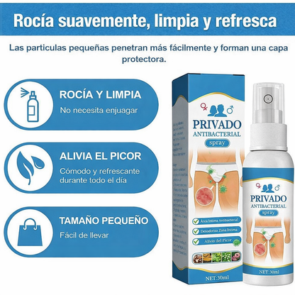 SPRAY PARA MALOS OLORES GENITALES CONTROL PH Y SALIDAS IMPREVISTAS