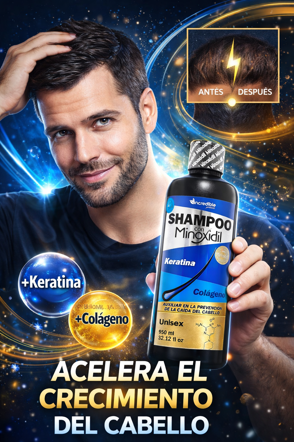SHAMPOO PARA CRECIMIENTO DE CABELLO
