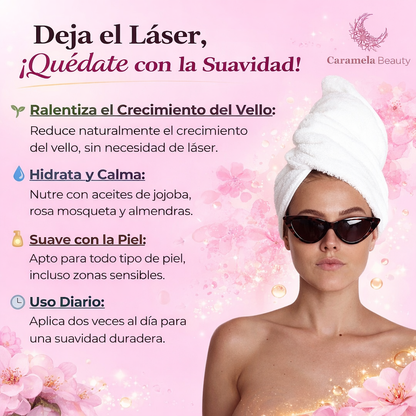Caramela Beauty Aceite Botánico para Reducción Progresiva del Vello
