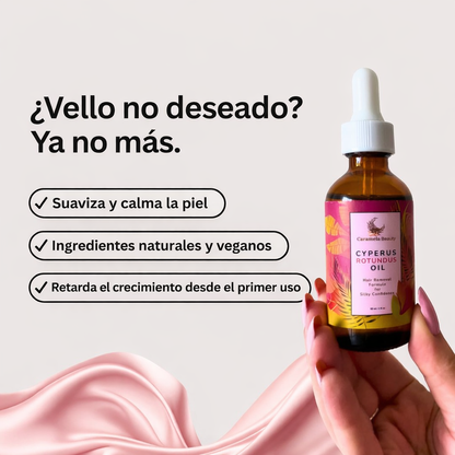 Caramela Beauty Aceite Botánico para Reducción Progresiva del Vello