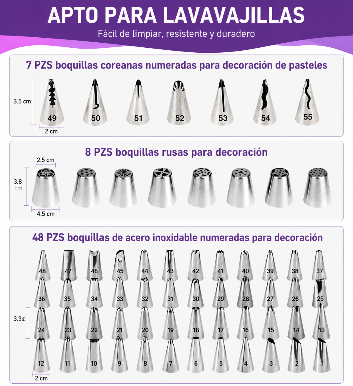 Kit pastelero profesional para el hogar 137 piezas – crea postres y decoraciones increíbles fácilmen