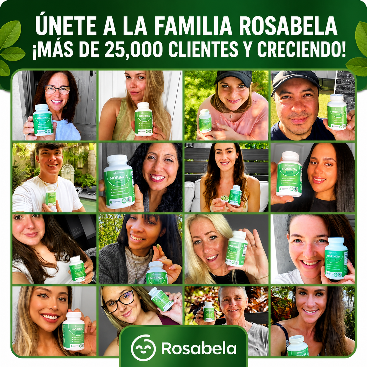 Moringa 100% pura en cápsulas – energía y bienestar natural (60 cápsulas)