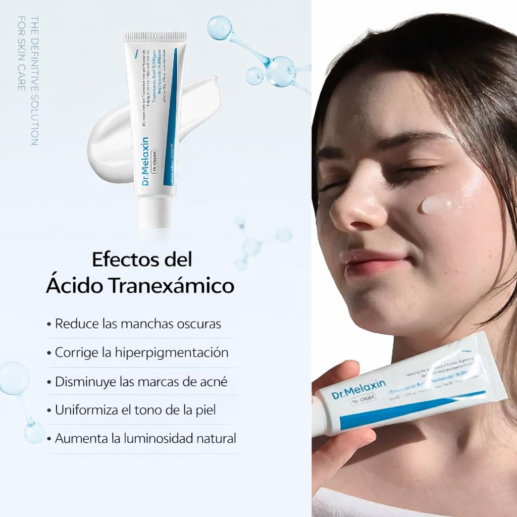 Crema Tranexámica DrMelaxin – Tratamiento para Manchas e Hiperpigmentación