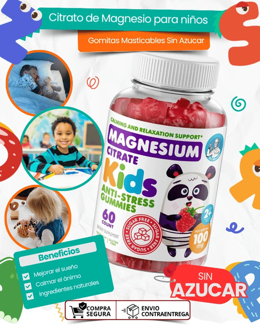 Gomitas De Magnesio Para Niños