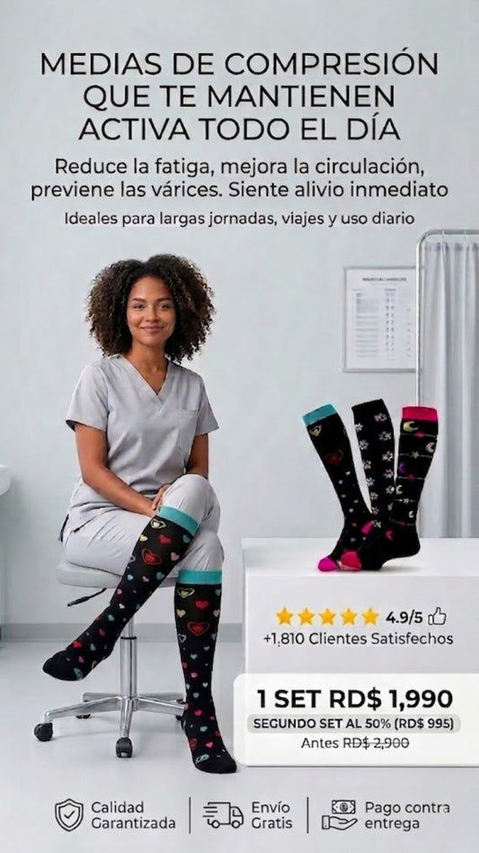 Medias de Compresión que te mantienen activa