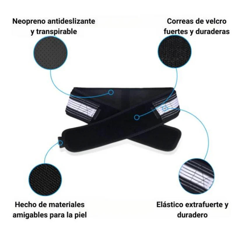 Cinturón para ciática y soporte lumbar – estabilidad y comodidad para tu día a día