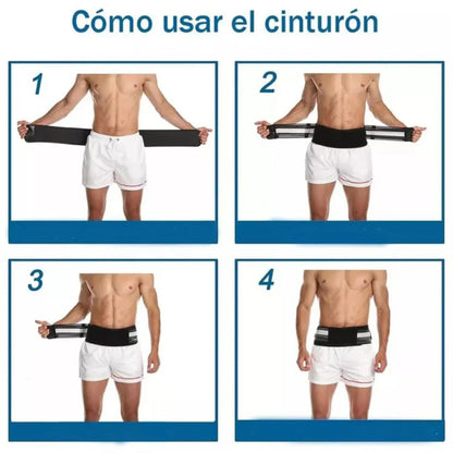 Cinturón para ciática y soporte lumbar – estabilidad y comodidad para tu día a día