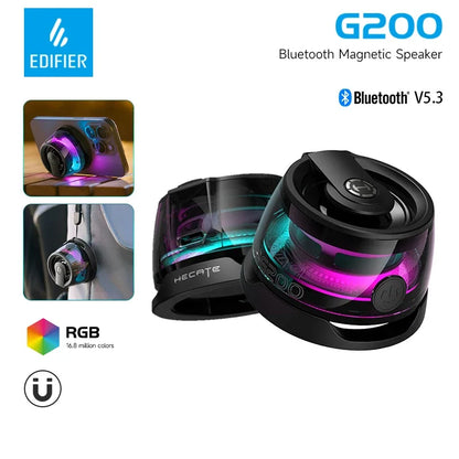Bocina bluetooth magnética portátil – sonido potente en cualquier lugar