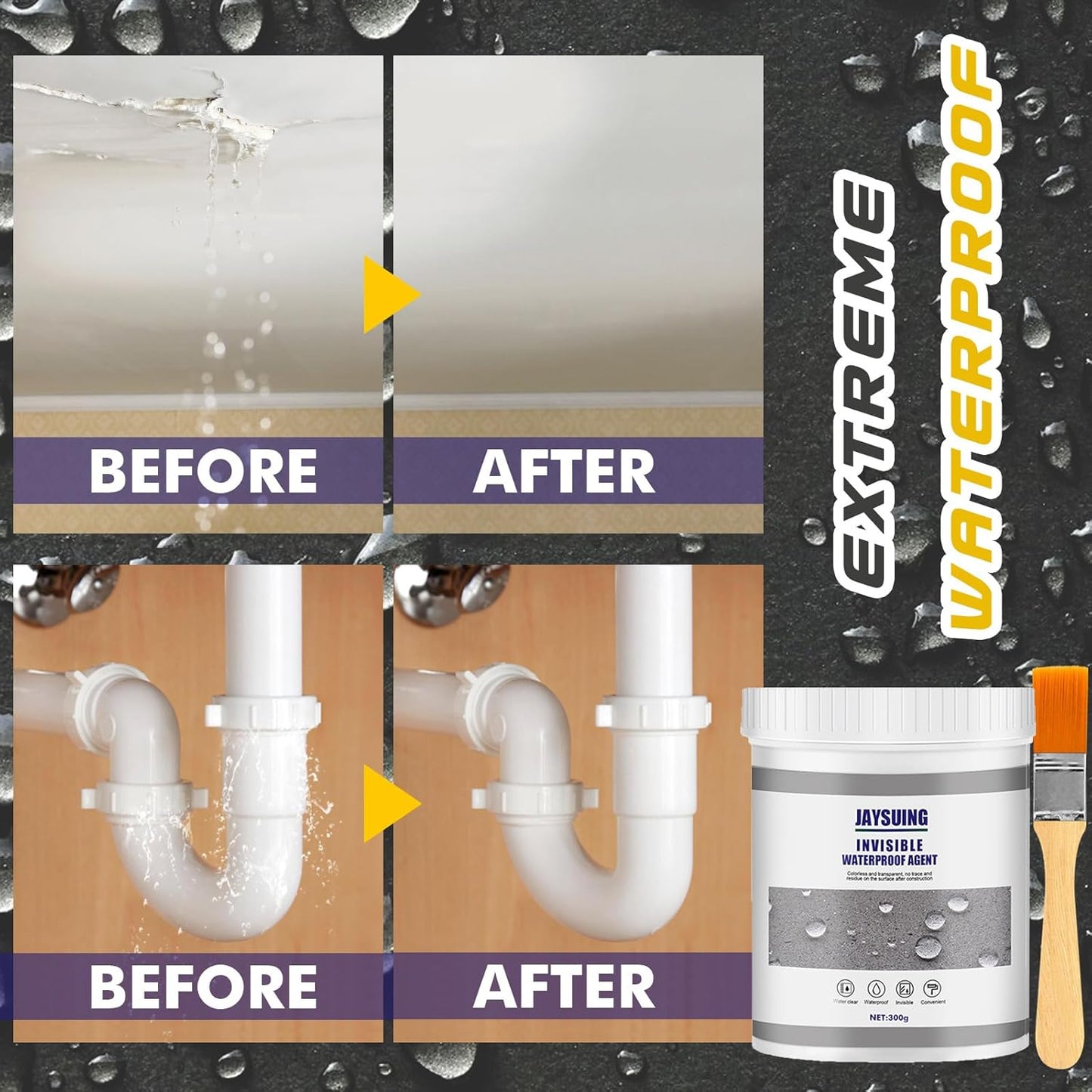 Pegamento Invisible Impermeable Pro Extra
