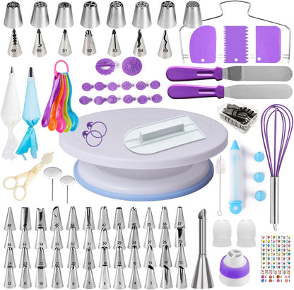 Kit pastelero profesional para el hogar 137 piezas – crea postres y decoraciones increíbles fácilmen