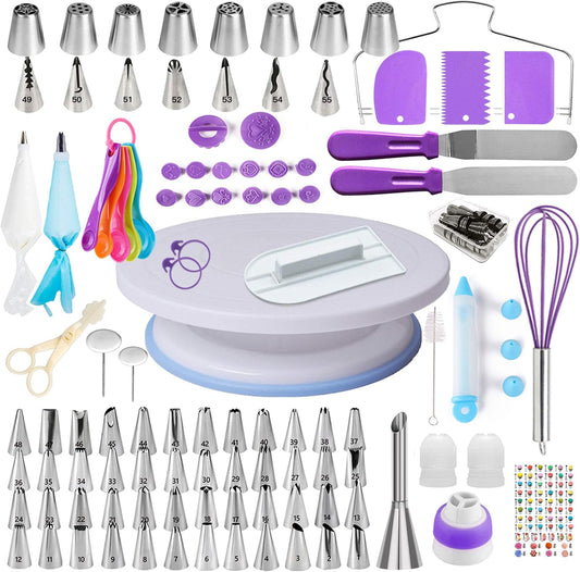 Kit pastelero profesional para el hogar 137 piezas – crea postres y decoraciones increíbles fácilmen