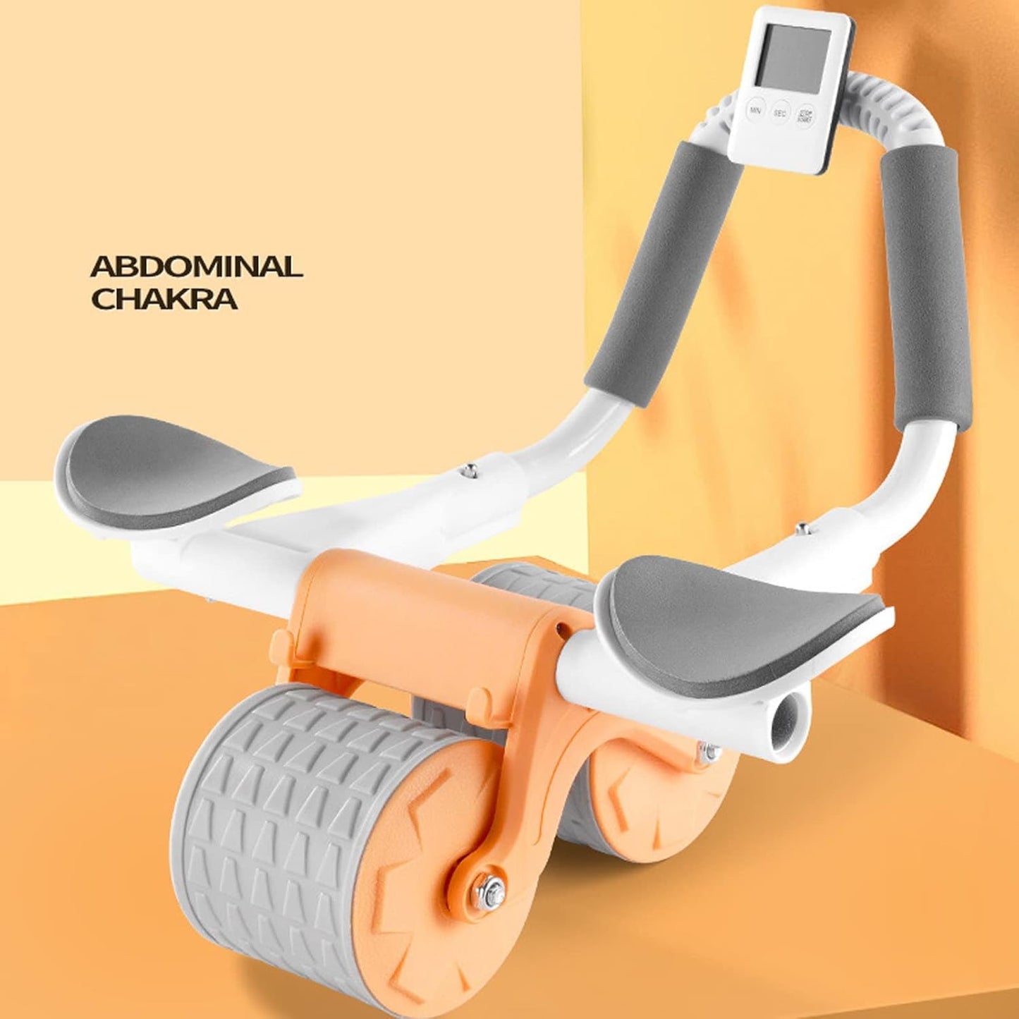 Rueda Abdominal Profesional con Soporte