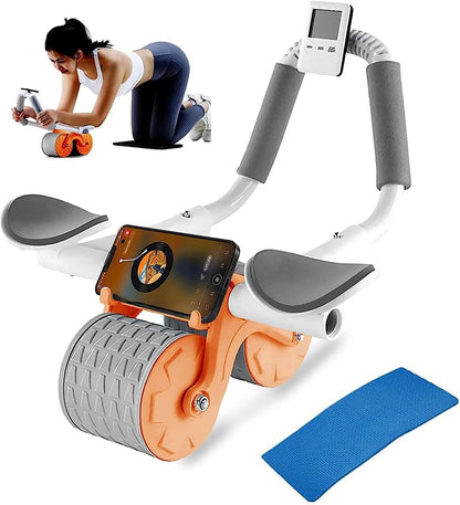 Rueda Abdominal Profesional con Soporte