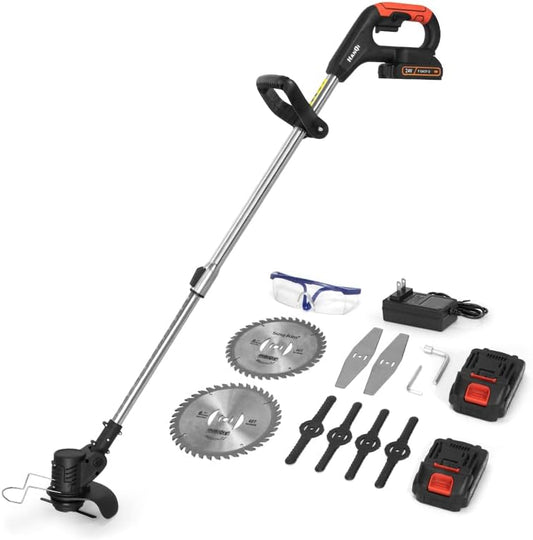 CORTA CESPED ELECTRICO 2 BATERIAS DE 48V 1 DISCOS