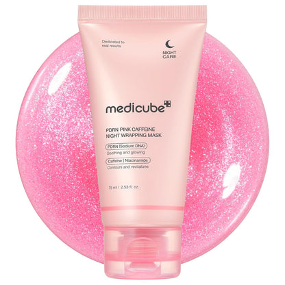 Medicube Mascarilla Nocturna PDRN Pink Caffeine – Piel Más Luminosa al Despertar