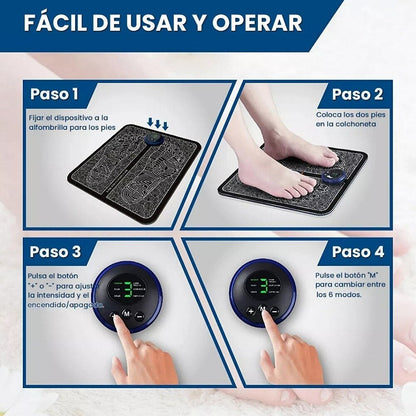 Masajeador de Pies con Estimulación Muscular Eléctrica