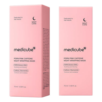 Medicube Mascarilla Nocturna PDRN Pink Caffeine – Piel Más Luminosa al Despertar