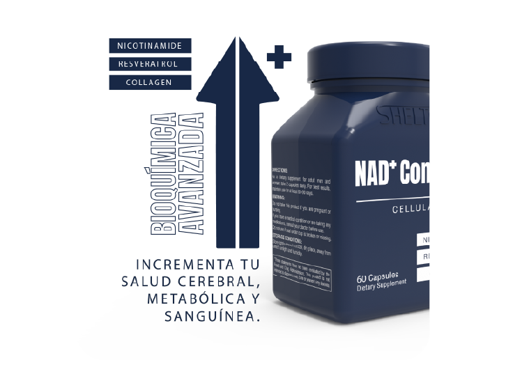 NAD+ con Resveratrol y Colágeno – Energía y Bienestar