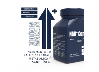 NAD+ con Resveratrol y Colágeno – Energía y Bienestar
