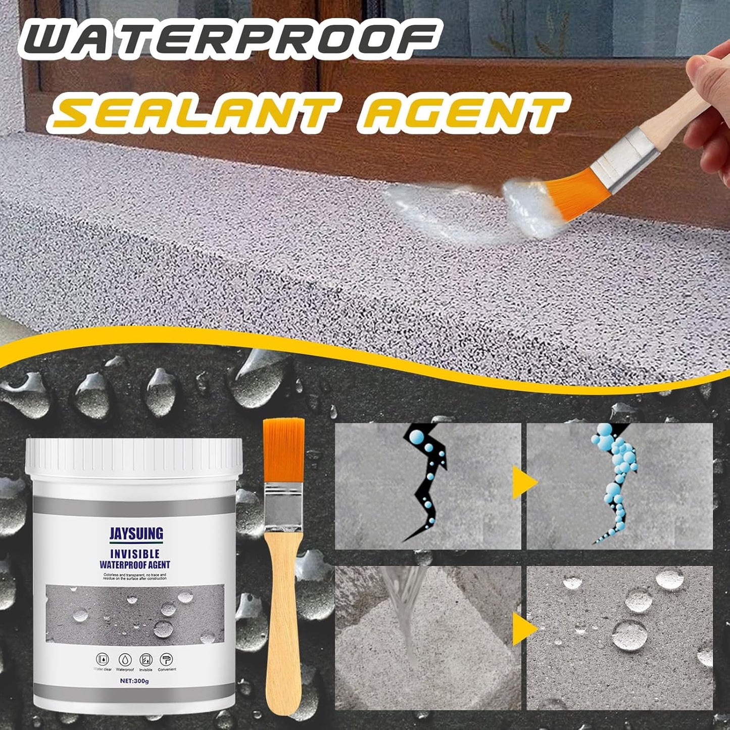 Pegamento Invisible Impermeable Pro Extra