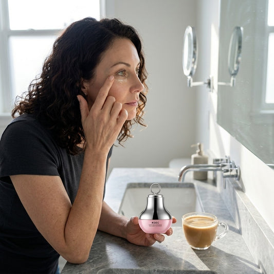 Recupera la frescura de tu mirada Crema de Colágeno para Contorno de Ojos con Masaje Sónico